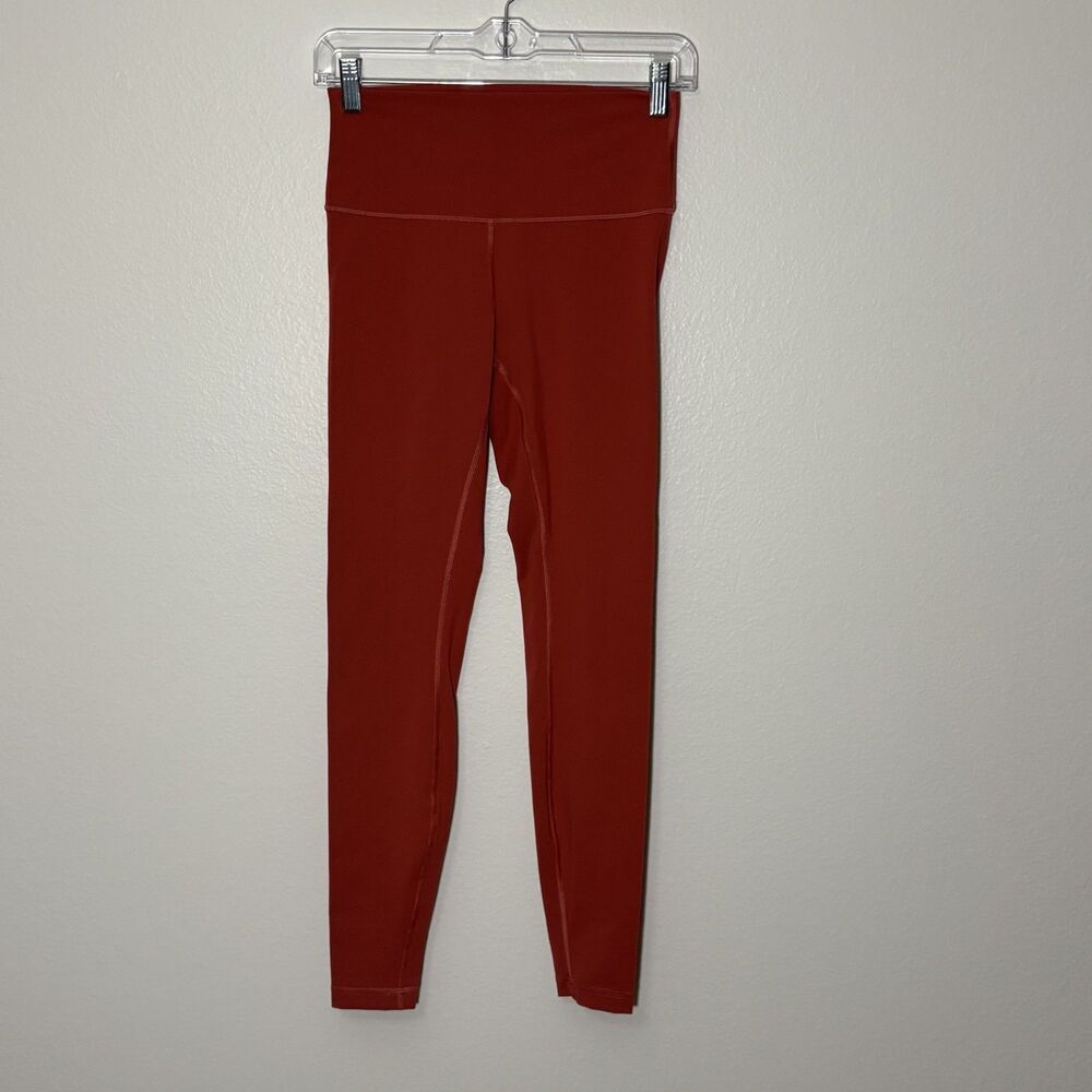 Lululemon Wunder Under High-Rise Tight *Full-On Luxtreme 28" Brick Rose 6